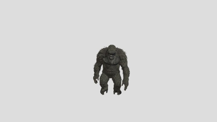 Kong-2021---animated 3D Model