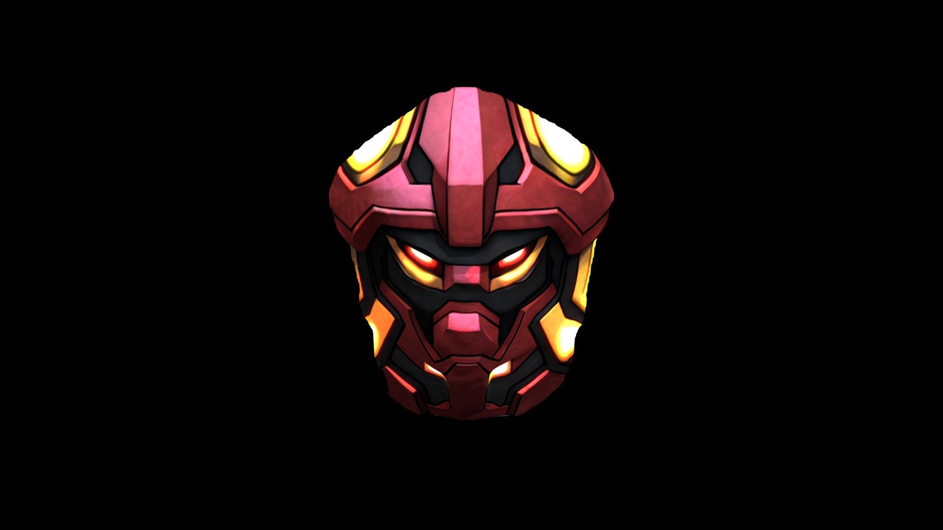 Helmet Mask Robot Cartoon 2318 - Download Free 3D model by klrxyz ...