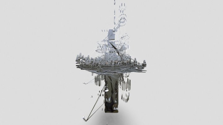Urbs Of Qlippoth (Flying Tower) 3D Model