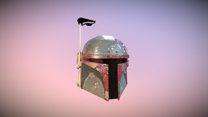 Boba Fett Helmet 3D Model