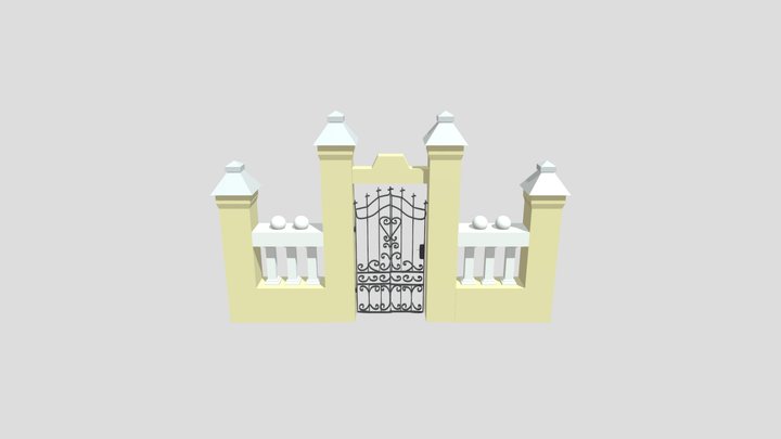 Fence 3D Model