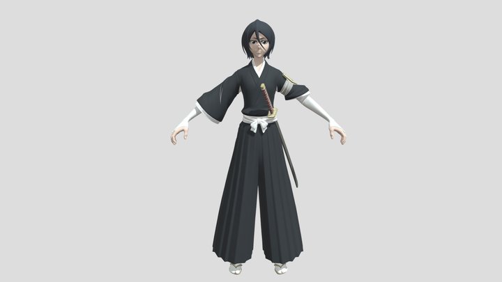 Rukia Kuchiki -  Fortnite Skin – Gratis 3D-model STL