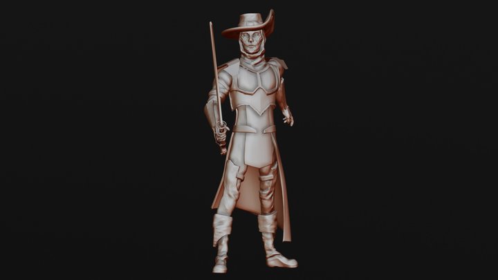 GW Character Pose Test 3D Model