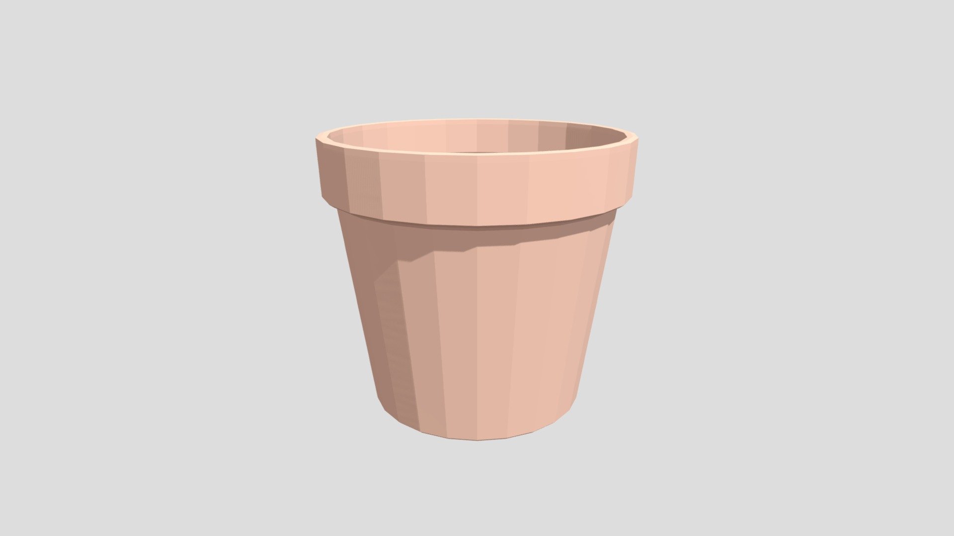 Terra cotta pot from Poly by Google
