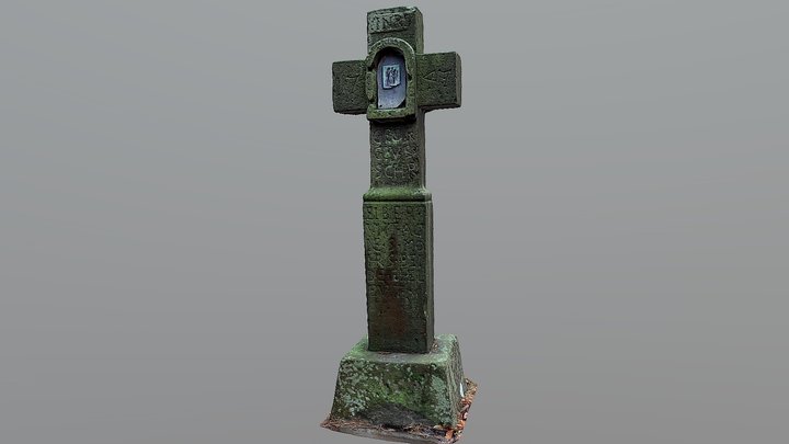 Old Tombstone - 18th Century 3D Model