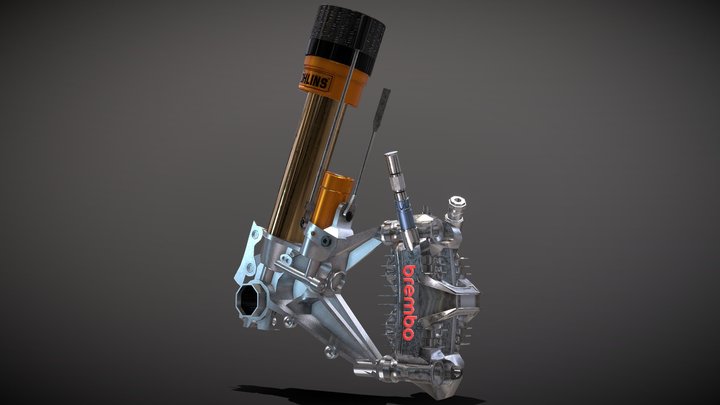 Motorbike Forks 3D Model