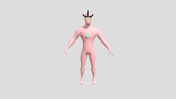 Alien X 3D Model