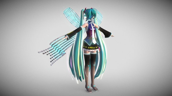 PDFTDX Celebracion Miku – Free 3D Model STL