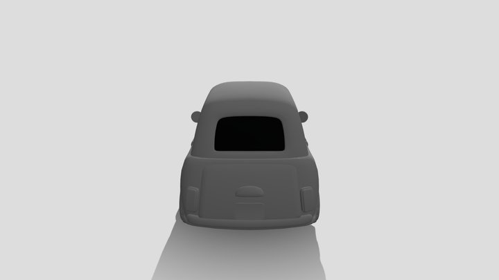 Kirby Discovery Car Hindustan Ambassador 3D Model