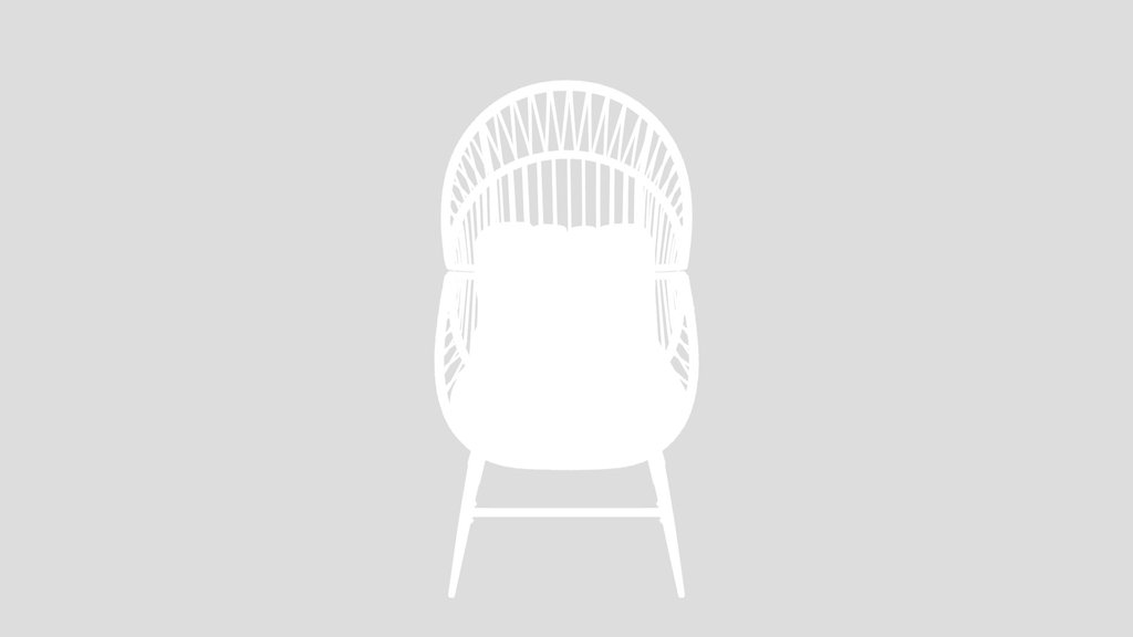 Woven Rattan Accent Chair