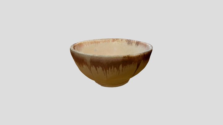 Queens College Ceramics Club Bowl “BYDB” 3D Model