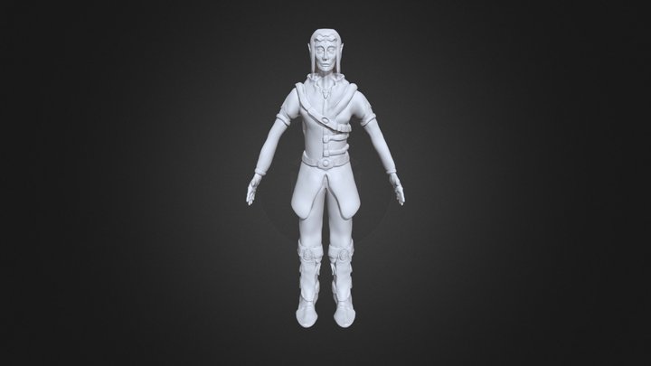 Elf Sculptris 3D Model