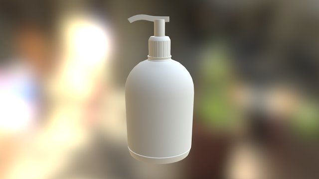Shampoo Bottle 3D Model