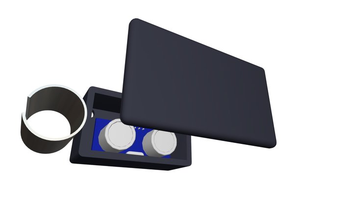 Caja ultrasonido 3D Model