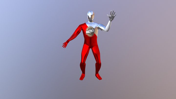 Baltica Man prueba 3D Model