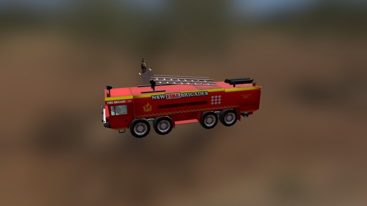 Fire Engine 3D Model