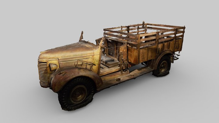 Chevrolet WB 30 CWT Truck – Kostenloses 3D-Modell STL