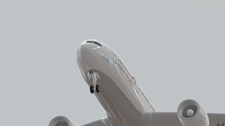Asiana Airlines Flight 214 – Free 3D Model STL