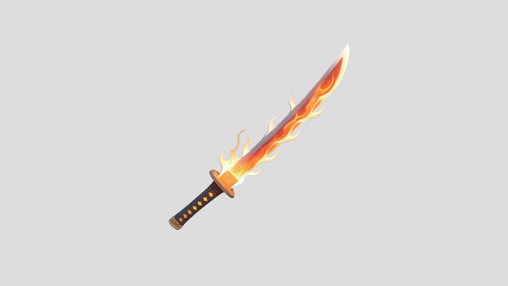 Flame katana