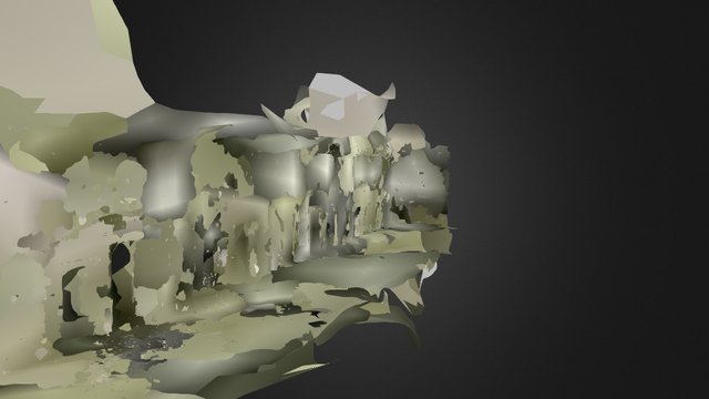 対馬 姫神山砲台跡（弾薬庫） 3D Model