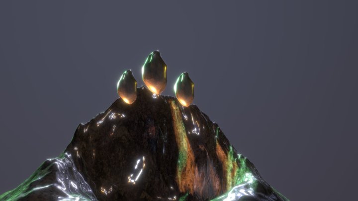 Magic Stone 3D Model