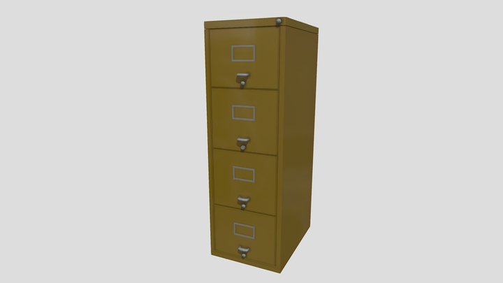 Filing Cabinet – Free 3D Model STL