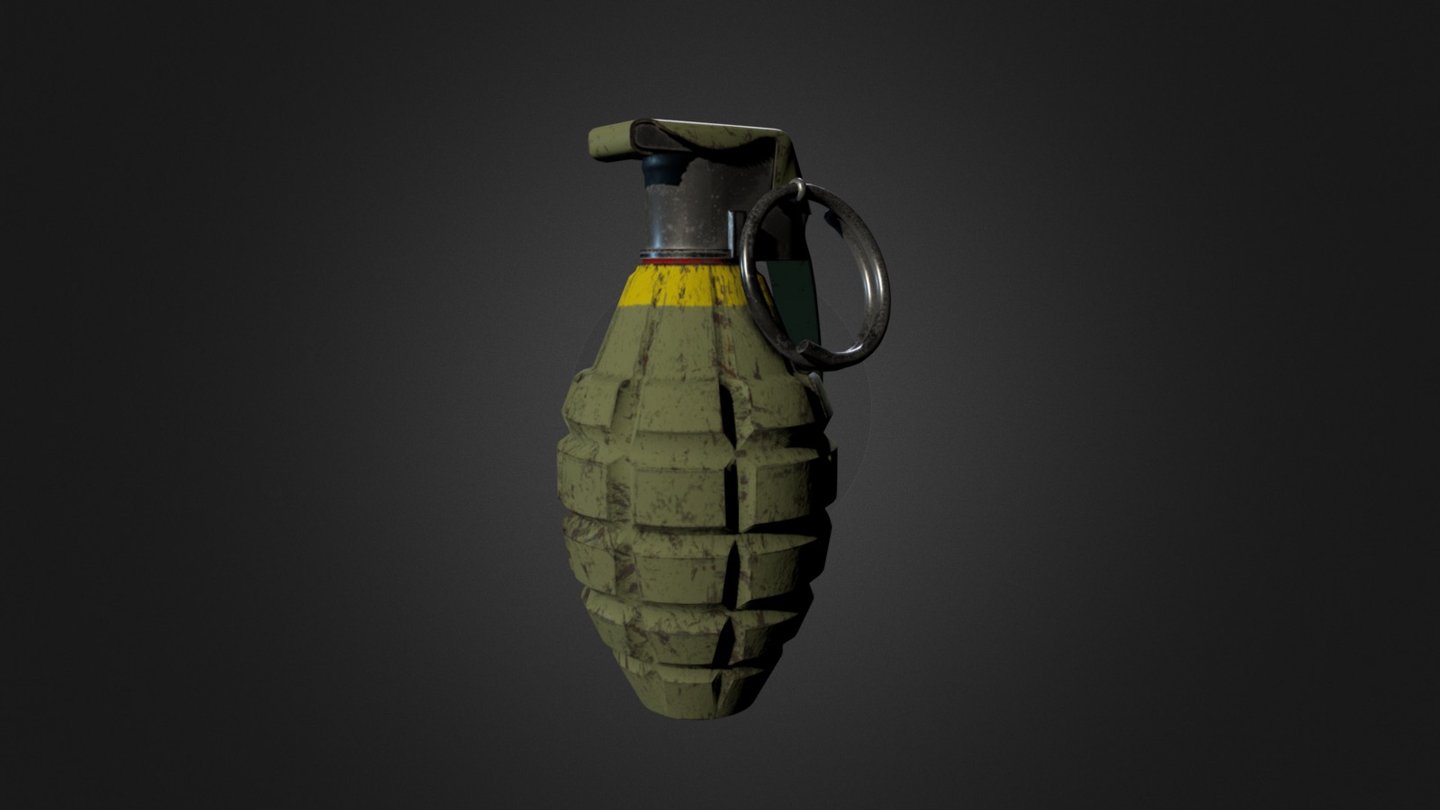 MK2 Grenade - 3D model by faye21 [74d3e5c] - Sketchfab