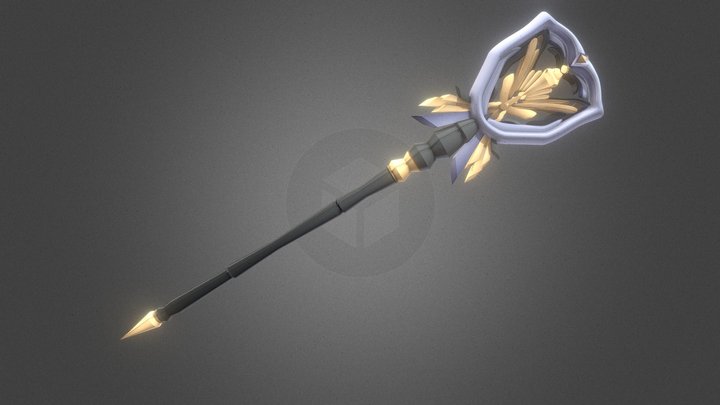 Guardian Shadow's Staff - Star rail fanart 3D Model