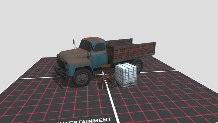 DAE 5 Finished props - Forest Loner 3D Model