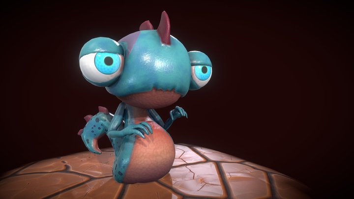 Cute Creature 3D Model