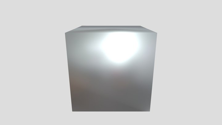 Metal Cube 3D Model