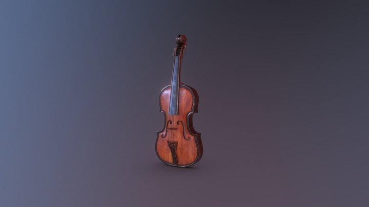 Violon 3D Model