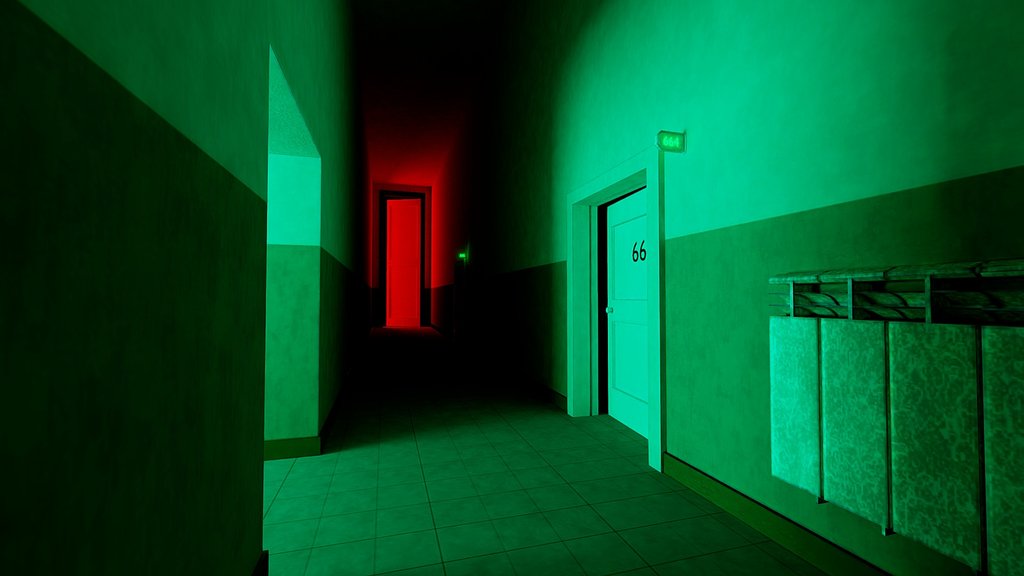 Corridor hospital baked