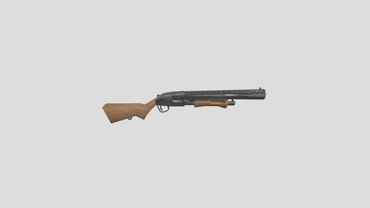 fornite shotgun 3D Model