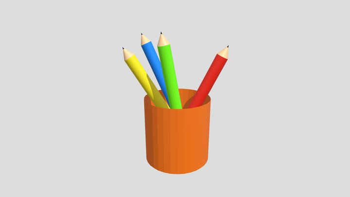 Pencil Stand with Pencil