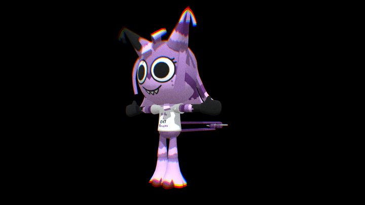 yatta from dandys world 3D Model