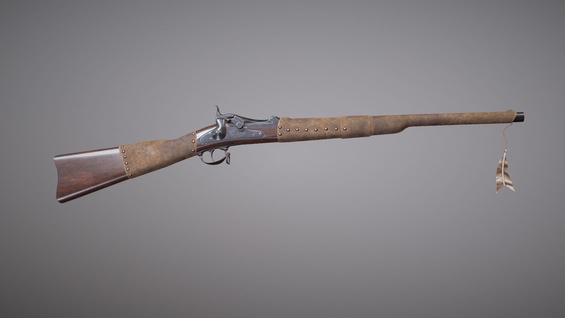 Springfield Model 1873 'trapdoor' - Buy Royalty Free 3D model by ...