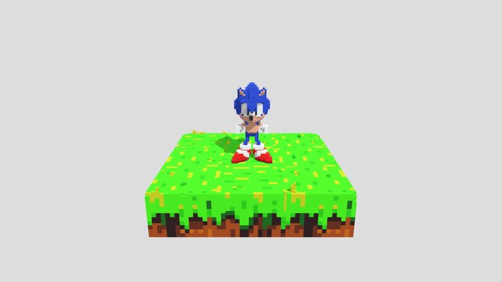 Another Sonic uploaded by contributor 3D Model