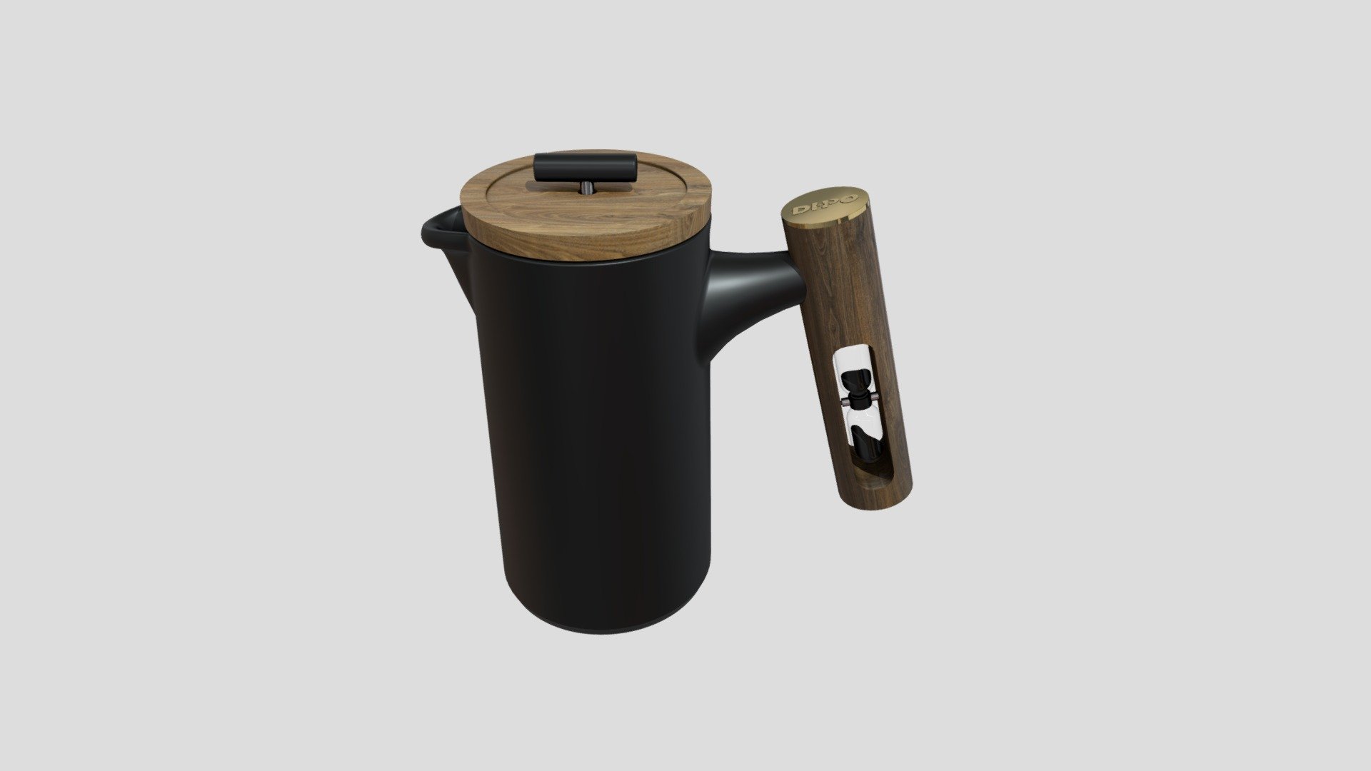 Polaris Ceramic French Press CPA600-05A — Sketchfab embed 3D viewer