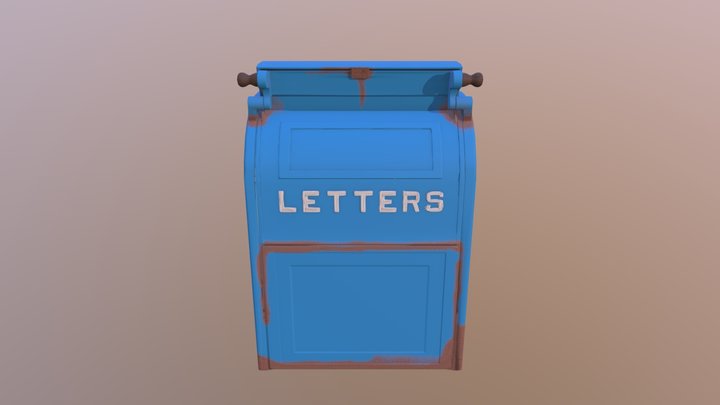 Post Office Box 3D Model