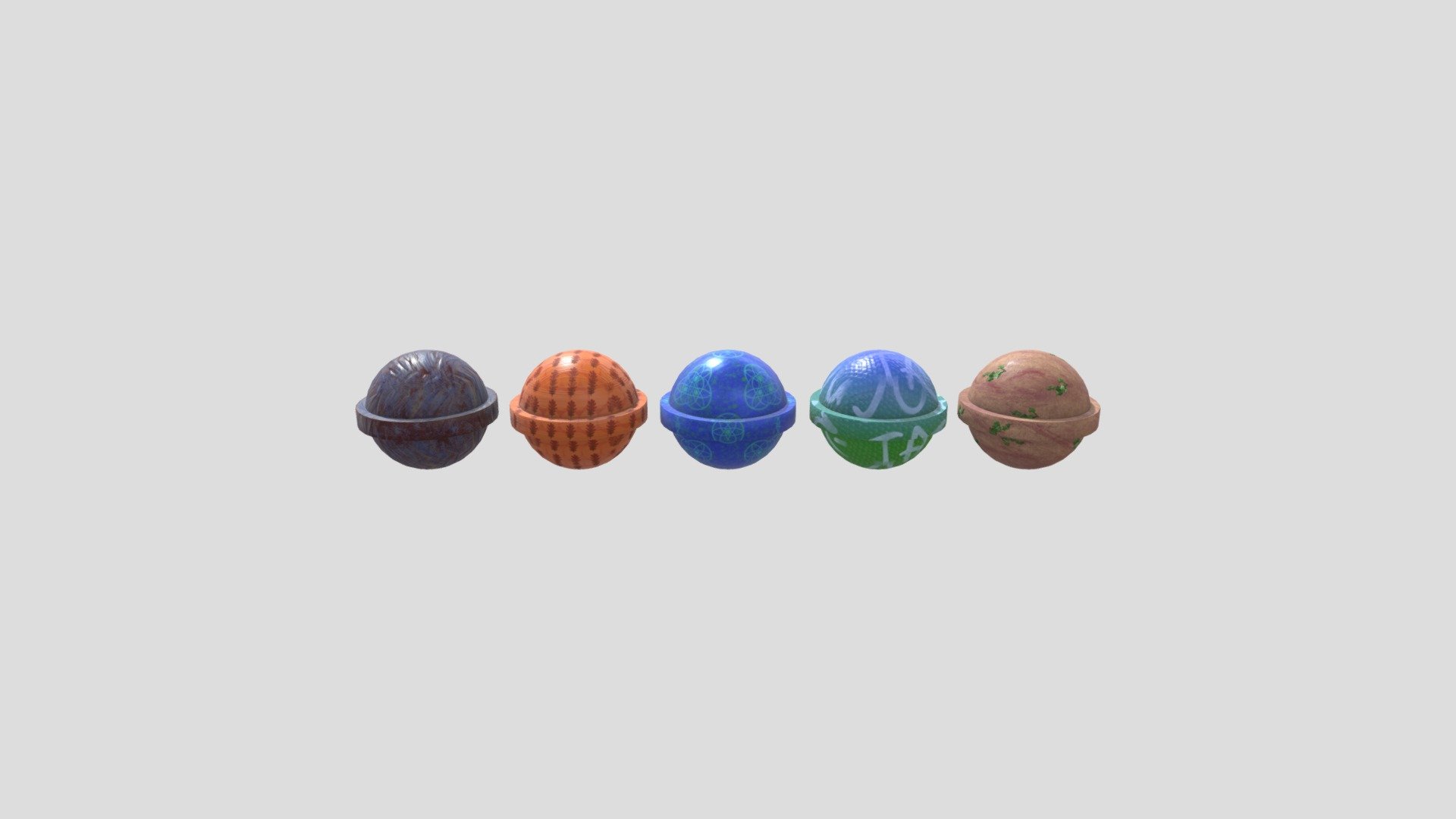 Spheres — Sketchfab embed 3D viewer
