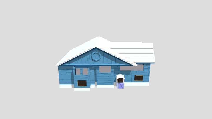 Hello Neighbor Early Prototype house 3D Model