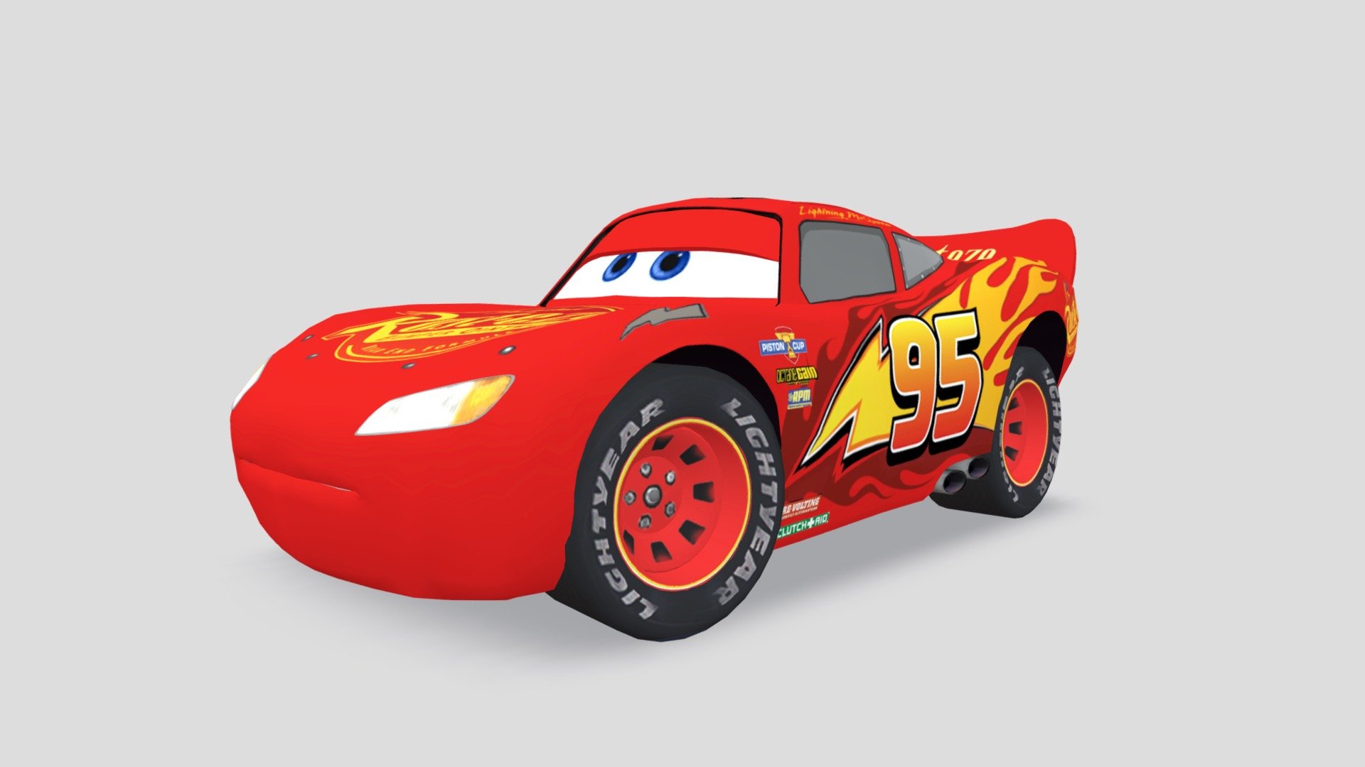 Cars 3 Lightning League - Lightning McQueen - Download Free 3D model by ...