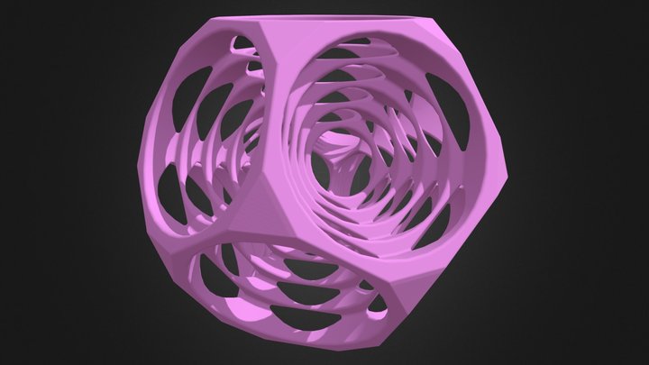 Truncated Turners Dodecahedron 3D Model