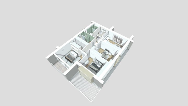 Lotto Edificabile Limena Piano Primo 3D Model