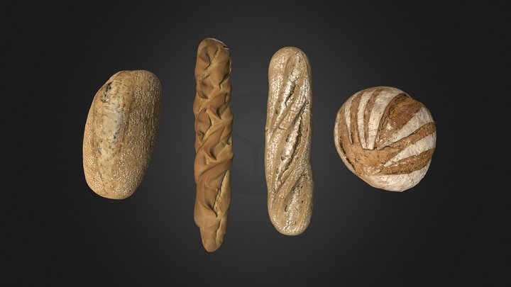 Bread Pack 3D Model