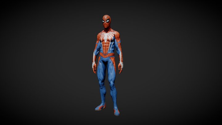 Spider-Man:Interactive View 3D Model