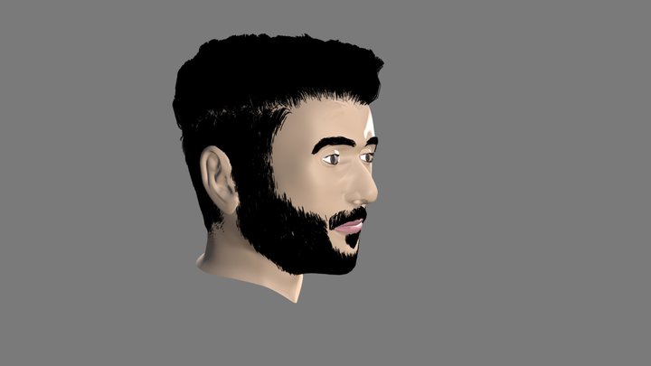 3D Modeling Face by Ahmed Asiri 3D Model