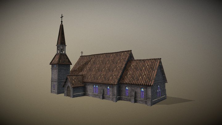 English Church 3D Model