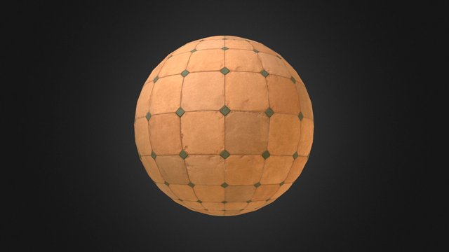 Old Tiles Texture 3D Model